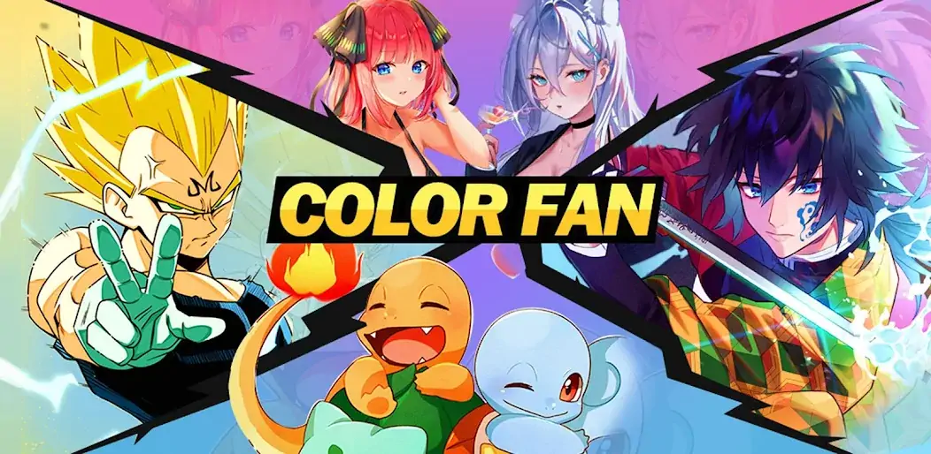 Download Color Fan - Color By Number MOD [Unlimited money/coins] + MOD [Menu] APK for Android