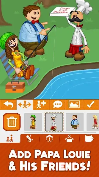 Download Papa Louie Pals MOD [Unlimited money/gems] + MOD [Menu] APK for Android