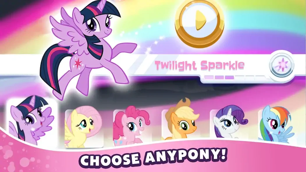 Download My Little Pony Rainbow Runners MOD [Unlimited money] + MOD [Menu] APK for Android