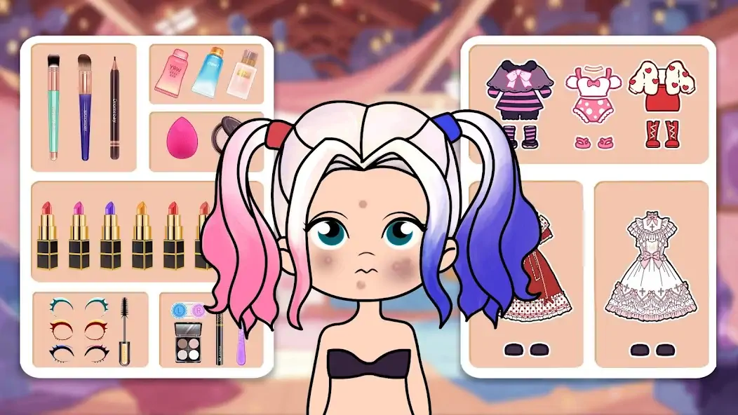 Download Doll Dress Up - Makeup Games MOD [Unlimited money/gems] + MOD [Menu] APK for Android