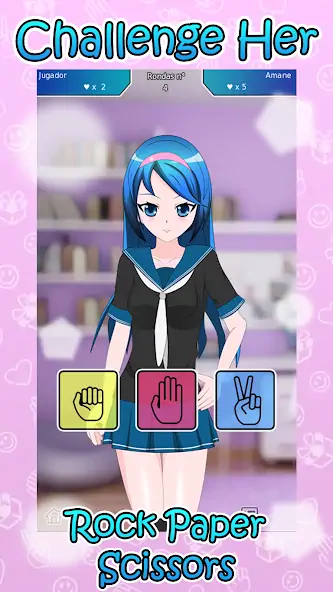 Download Rock Paper Scissors Sexy Waifu MOD [Unlimited money] + MOD [Menu] APK for Android