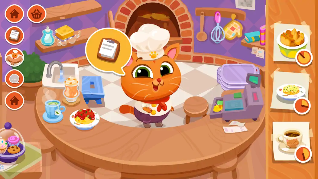 Download Bubbu Restaurant - My Cat Game MOD [Unlimited money/gems] + MOD [Menu] APK for Android
