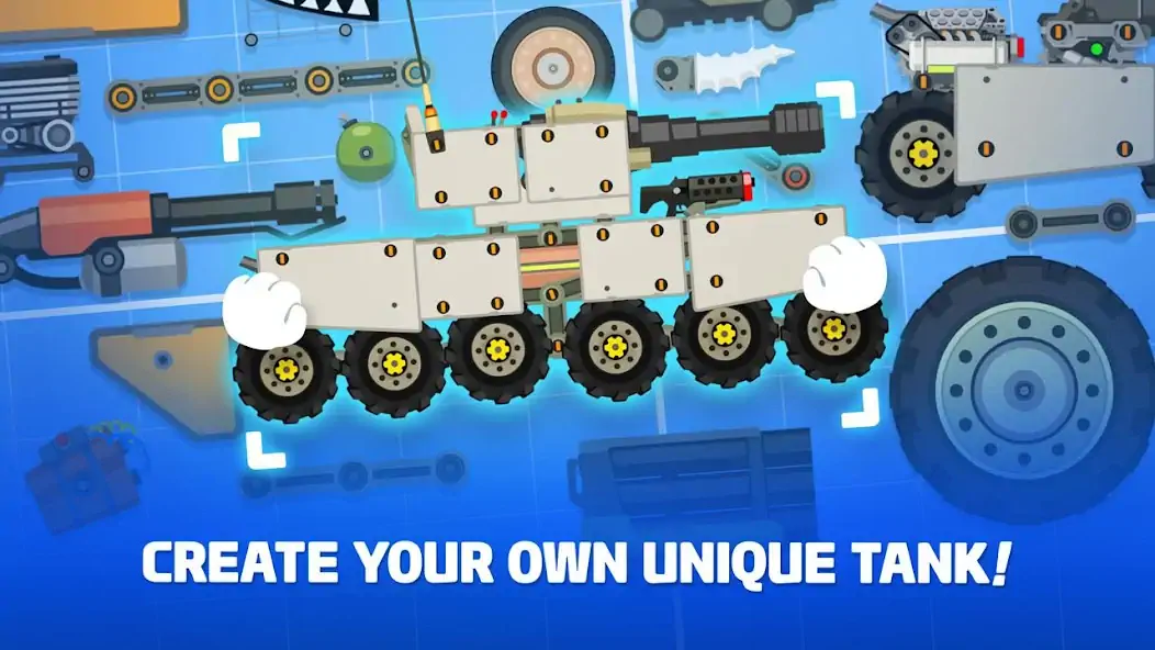 Download Super Tank Rumble MOD [Unlimited money/gems] + MOD [Menu] APK for Android