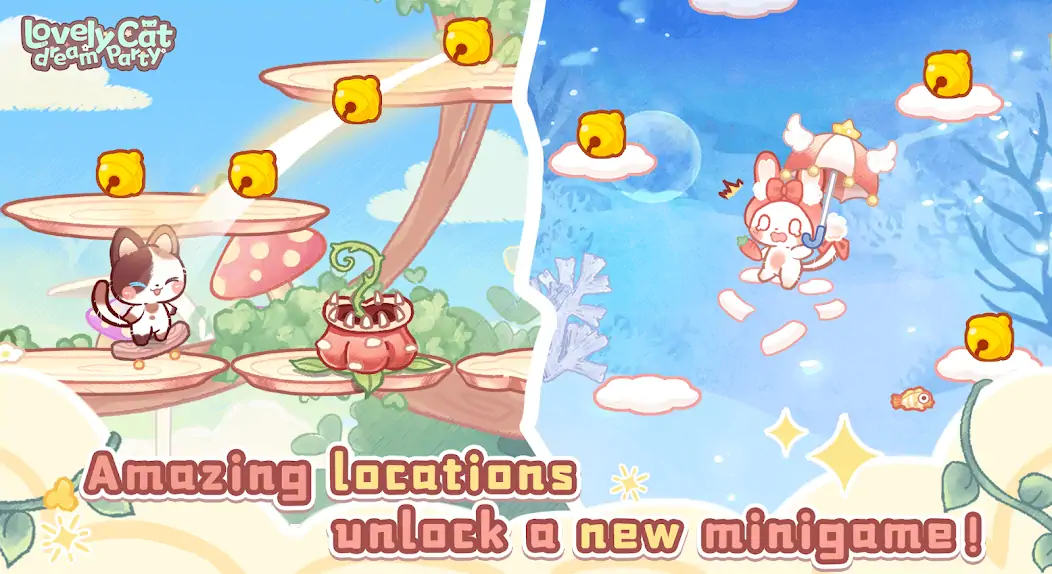 Download Lovely cat dream party MOD [Unlimited money/coins] + MOD [Menu] APK for Android
