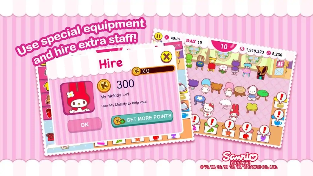 Download Hello Kitty Cafe MOD [Unlimited money/gems] + MOD [Menu] APK for Android