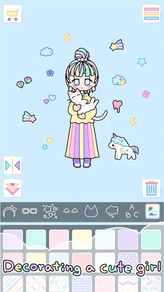 Download Pastel Girl : Dress Up Game MOD [Unlimited money/gems] + MOD [Menu] APK for Android