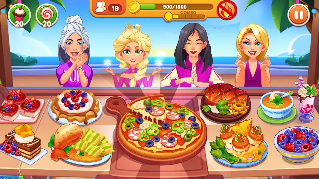 Download Cooking Dream MOD [Unlimited money/gems] + MOD [Menu] APK for Android