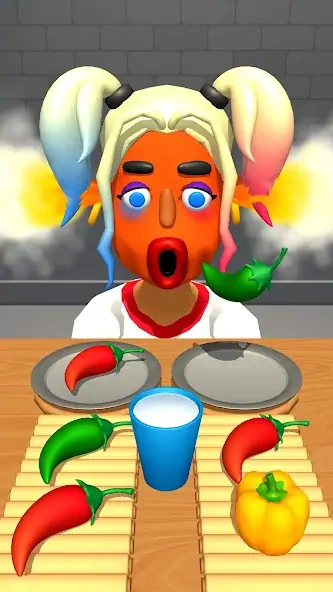 Download Extra Hot Chili 3D:Pepper Fury MOD [Unlimited money/coins] + MOD [Menu] APK for Android