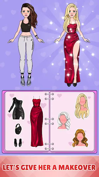 Download Sweet Paper Doll: Dress Up DIY MOD [Unlimited money] + MOD [Menu] APK for Android