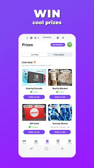 Download Playbite - Play & Win Prizes MOD [Unlimited money/gems] + MOD [Menu] APK for Android