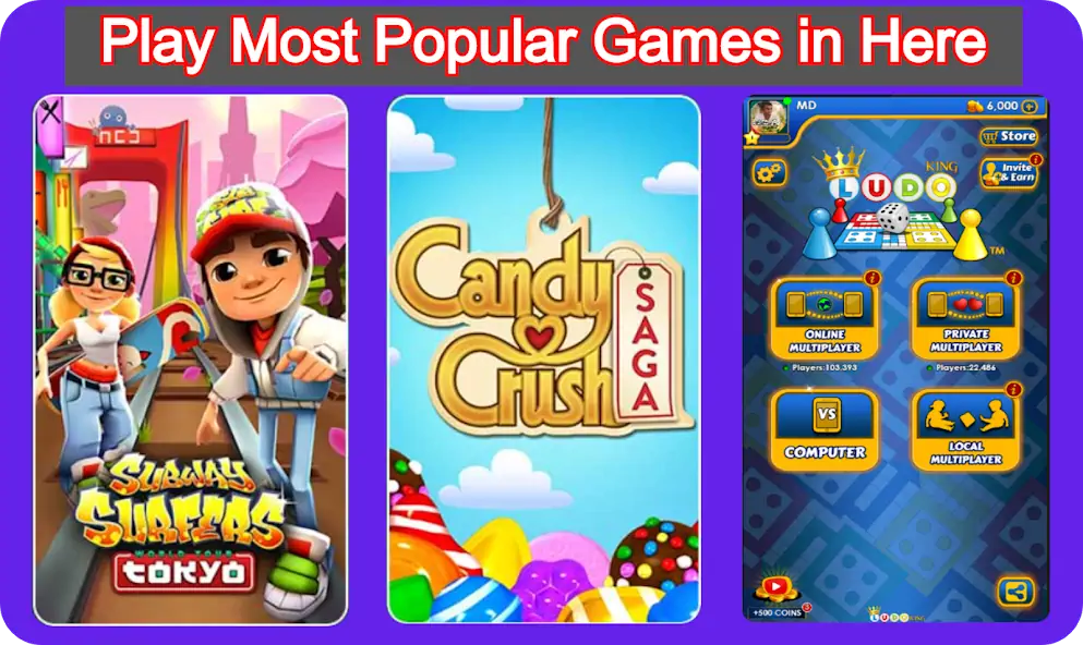 Download All Games: all in one game, ne MOD [Unlimited money/gems] + MOD [Menu] APK for Android