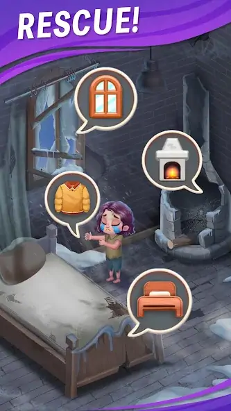Download Rescue Mary: Manor Renovation MOD [Unlimited money/gems] + MOD [Menu] APK for Android