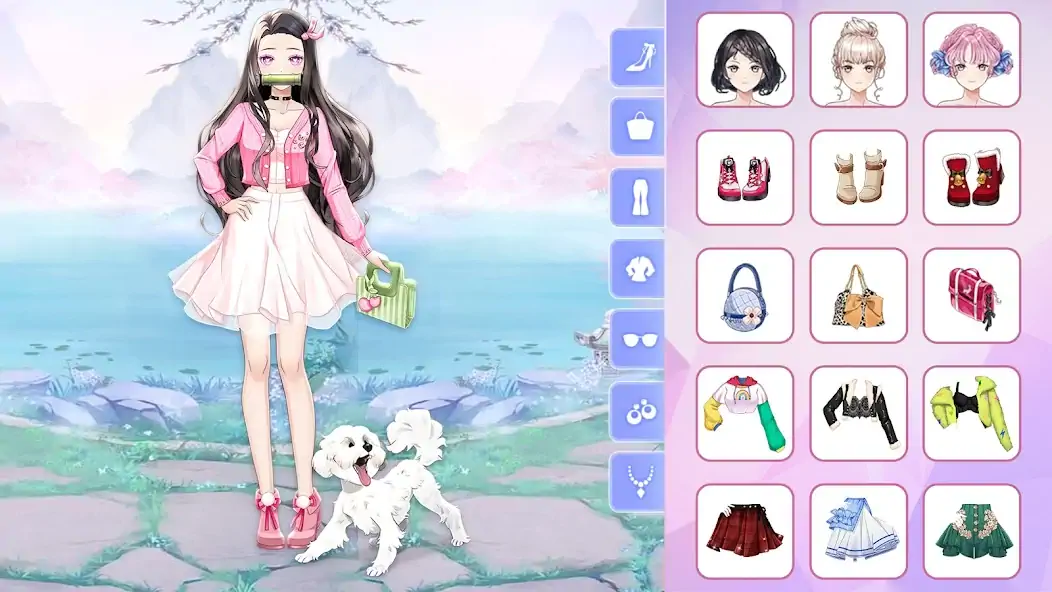 Download Anime Fashion Princess Dressup MOD [Unlimited money/coins] + MOD [Menu] APK for Android