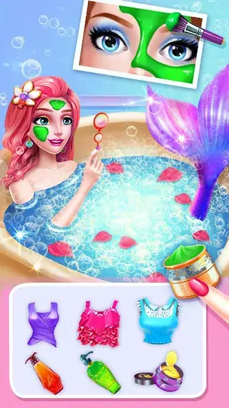 Download Mermaid Makeup Salon MOD [Unlimited money/gems] + MOD [Menu] APK for Android