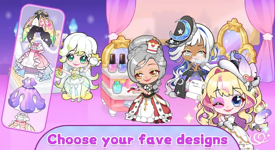 Download Chibi Doll Princess Dress up MOD [Unlimited money/coins] + MOD [Menu] APK for Android