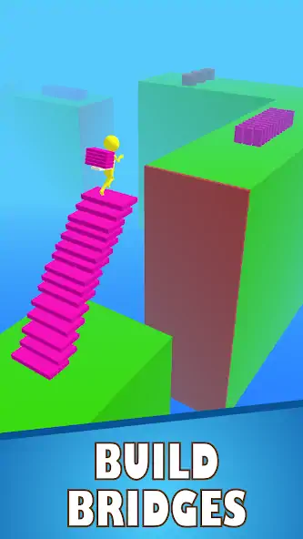 Download Bridge Stack Stair Run MOD [Unlimited money/gems] + MOD [Menu] APK for Android