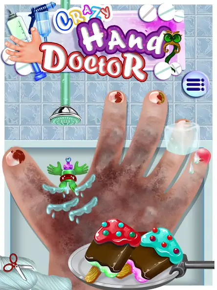 Download Crazy Hand Nail Doctor Surgery MOD [Unlimited money/coins] + MOD [Menu] APK for Android