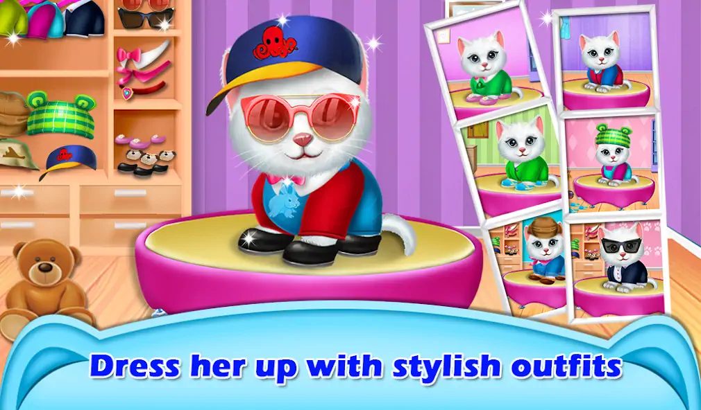 Download My Kitty Beauty Salon Furry Ma MOD [Unlimited money/gems] + MOD [Menu] APK for Android