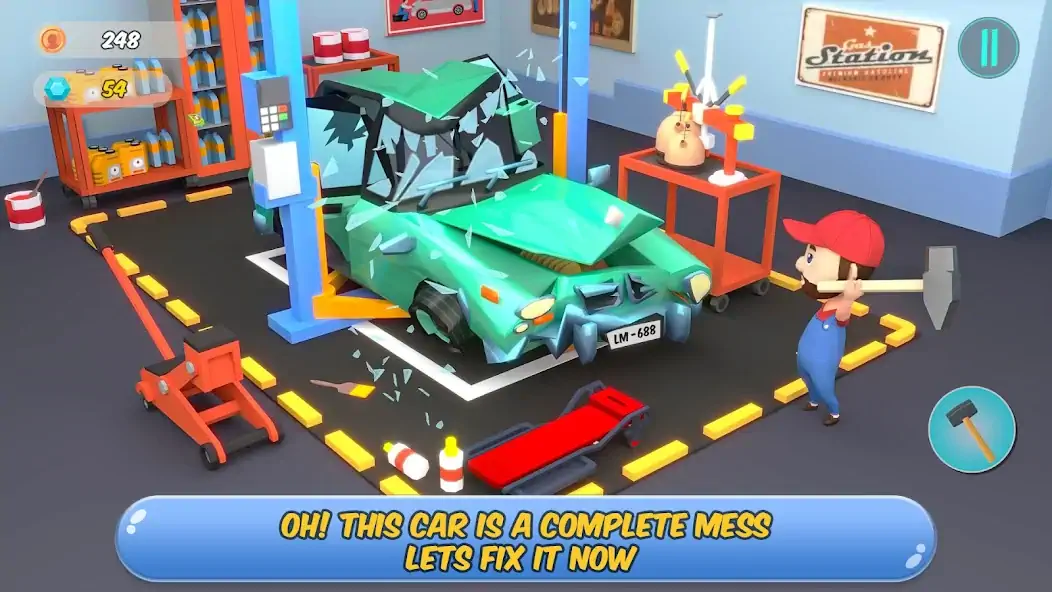 Download Car Fix Mechanic Games Tycoon MOD [Unlimited money/gems] + MOD [Menu] APK for Android
