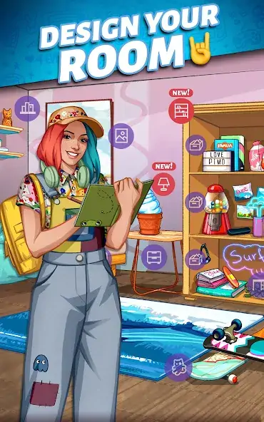 Download Party in my Dorm: Campus Life MOD [Unlimited money/gems] + MOD [Menu] APK for Android