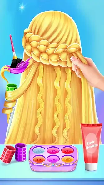 Download Braided Hair Salon Girls Games MOD [Unlimited money] + MOD [Menu] APK for Android