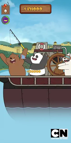 Download We Bare Bears: Crazy Fishing MOD [Unlimited money/gems] + MOD [Menu] APK for Android