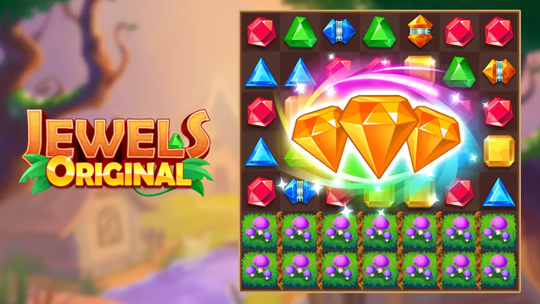 Download Jewels Original - Match 3 Game MOD [Unlimited money] + MOD [Menu] APK for Android