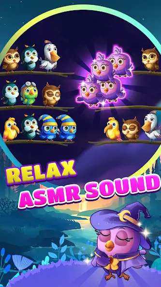 Download Bird Sort Puzzle: Color Game MOD [Unlimited money/coins] + MOD [Menu] APK for Android