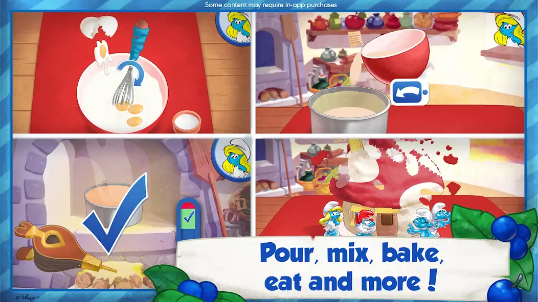 Download The Smurfs Bakery MOD [Unlimited money/gems] + MOD [Menu] APK for Android