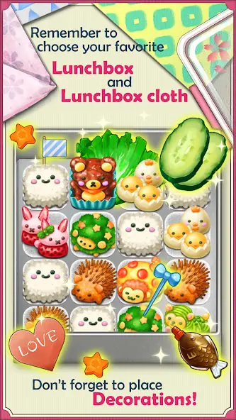 Download Fluffy! Cute Lunchbox MOD [Unlimited money] + MOD [Menu] APK for Android