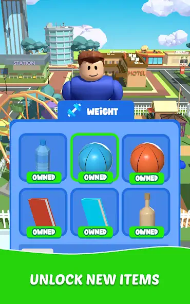 Download Giant Lift Heroes Idle Workout MOD [Unlimited money/coins] + MOD [Menu] APK for Android