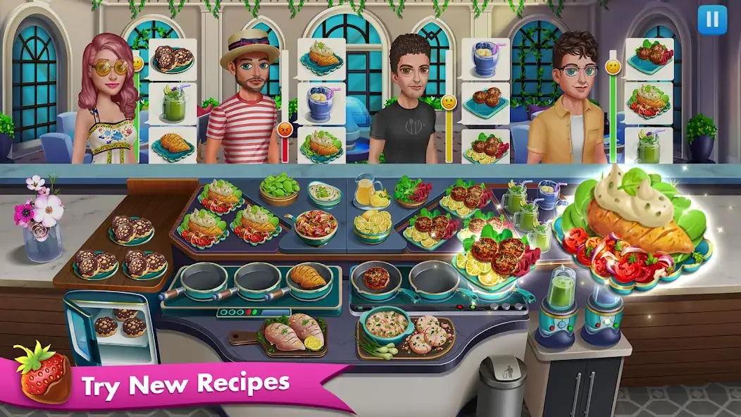 Download Cooking Channel: Food Games MOD [Unlimited money/gems] + MOD [Menu] APK for Android