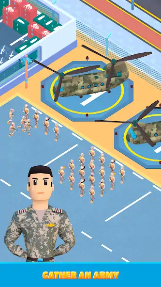 Download Military Camp: Idle Army MOD [Unlimited money/gems] + MOD [Menu] APK for Android