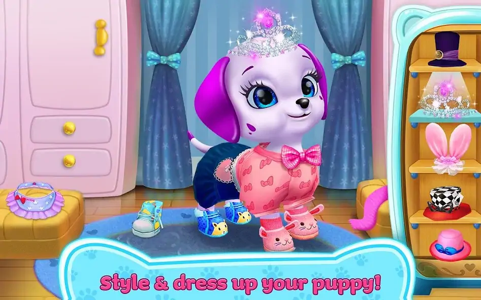 Download Puppy Love - My Dream Pet MOD [Unlimited money/gems] + MOD [Menu] APK for Android