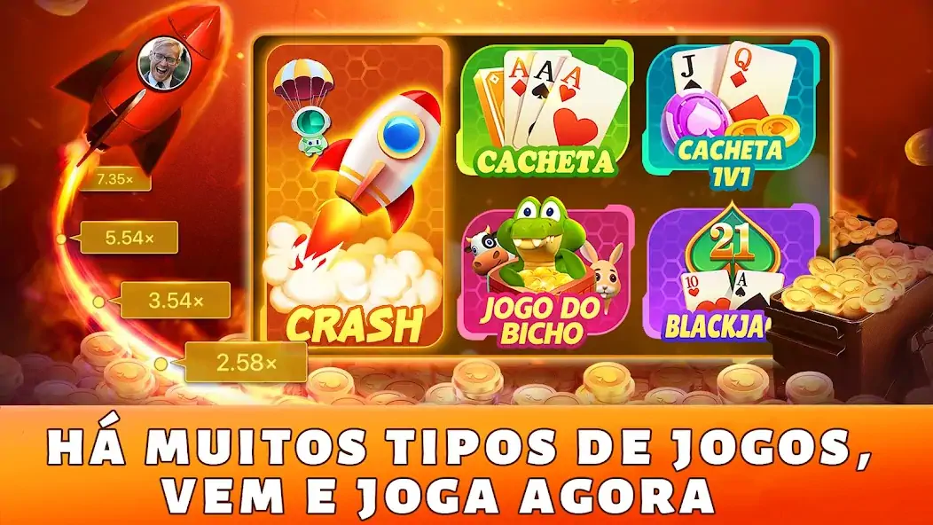 Download Crash:Jogo do bicho MOD [Unlimited money/coins] + MOD [Menu] APK for Android