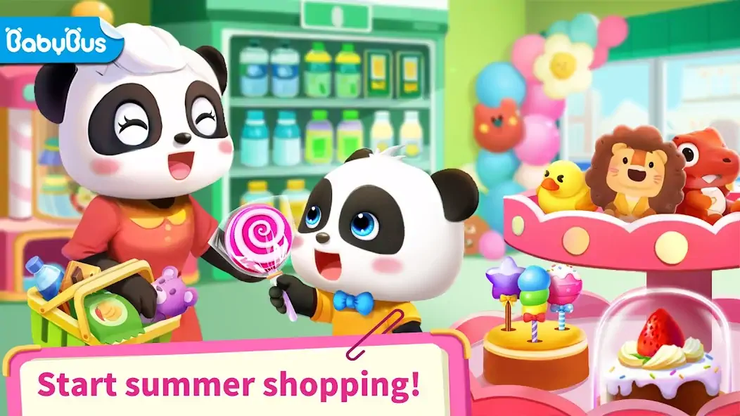 Download Baby Panda's Supermarket MOD [Unlimited money/gems] + MOD [Menu] APK for Android