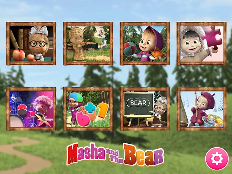 Download Masha and the Bear Educational MOD [Unlimited money/gems] + MOD [Menu] APK for Android