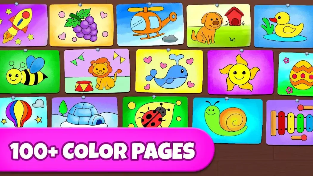 Download Coloring Games: Color & Paint MOD [Unlimited money/gems] + MOD [Menu] APK for Android