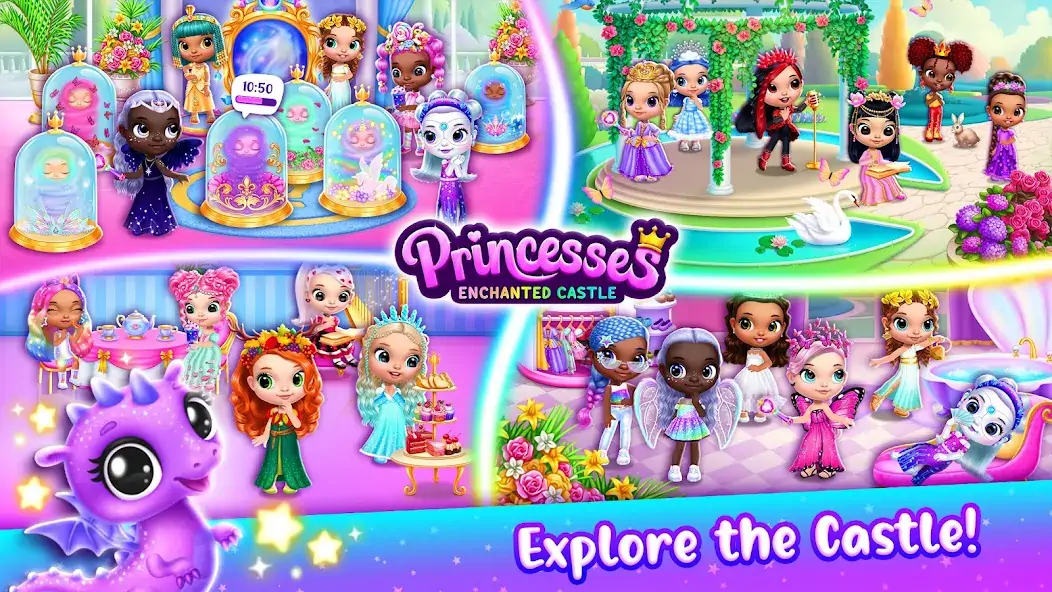 Download Princesses - Enchanted Castle MOD [Unlimited money/coins] + MOD [Menu] APK for Android