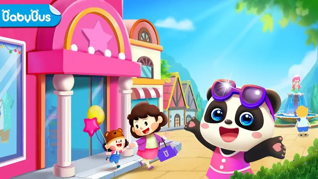 Download Little Panda's Town: Mall MOD [Unlimited money/gems] + MOD [Menu] APK for Android