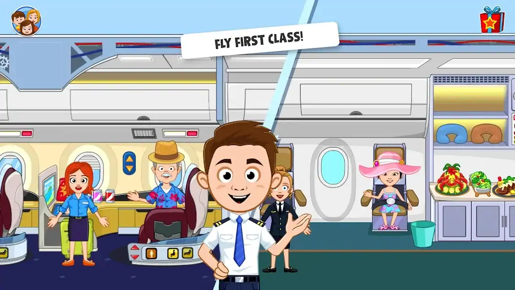 Download My Town Airport games for kids MOD [Unlimited money/gems] + MOD [Menu] APK for Android