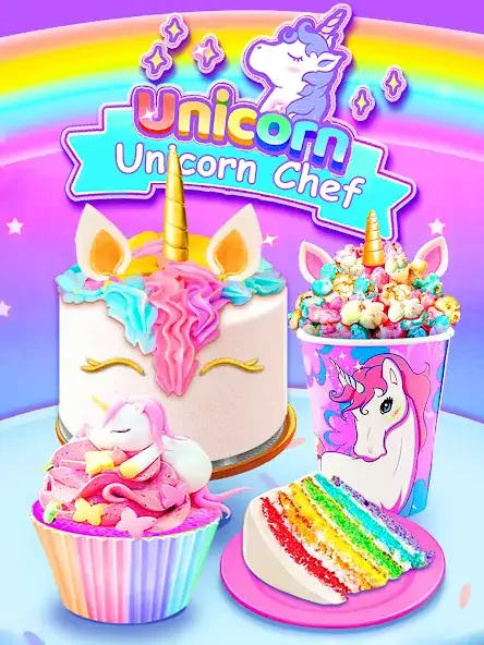 Download Girl Games: Unicorn Cooking MOD [Unlimited money/gems] + MOD [Menu] APK for Android
