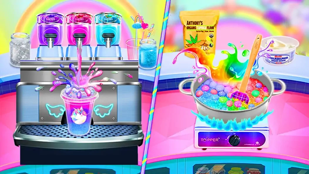 Download Ice Cream Games: Rainbow Maker MOD [Unlimited money/coins] + MOD [Menu] APK for Android