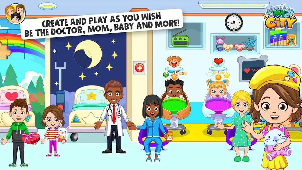 Download My City : Hospital MOD [Unlimited money/gems] + MOD [Menu] APK for Android