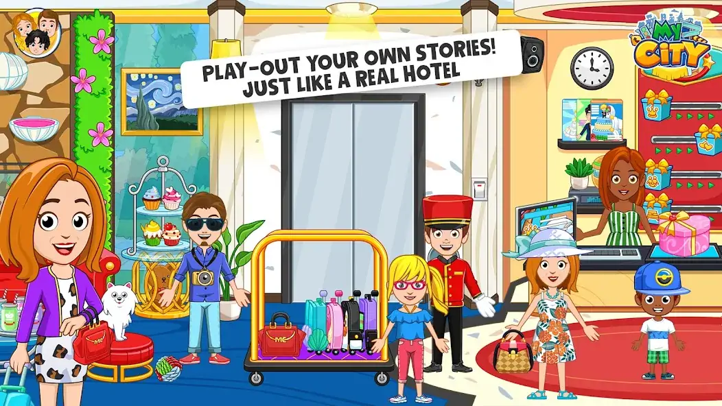 Download My City : Hotel MOD [Unlimited money/gems] + MOD [Menu] APK for Android