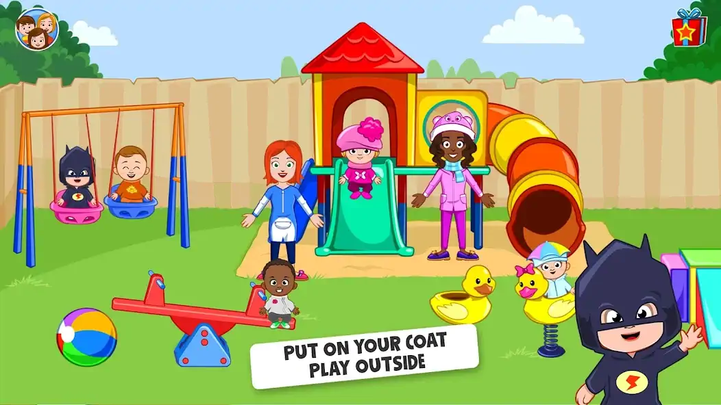 Download My Town : Daycare Game MOD [Unlimited money/gems] + MOD [Menu] APK for Android