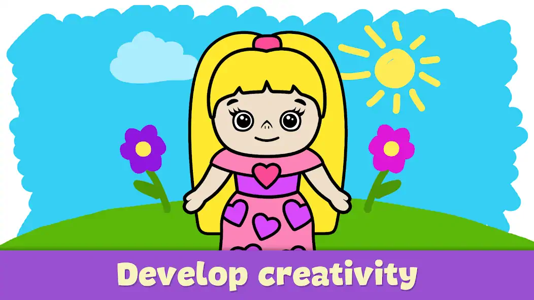 Download Coloring book - games for kids MOD [Unlimited money/gems] + MOD [Menu] APK for Android