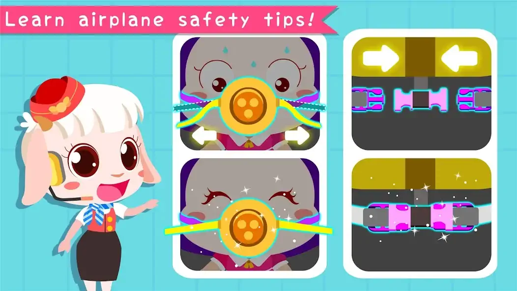 Download Baby Panda's Airport MOD [Unlimited money] + MOD [Menu] APK for Android