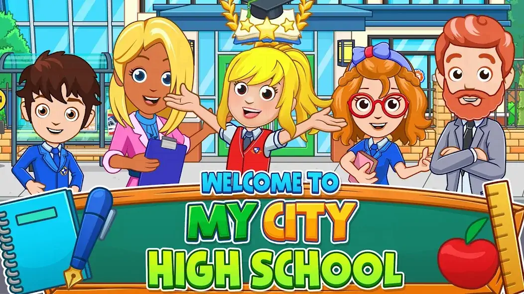 Download My City : High School MOD [Unlimited money/coins] + MOD [Menu] APK for Android