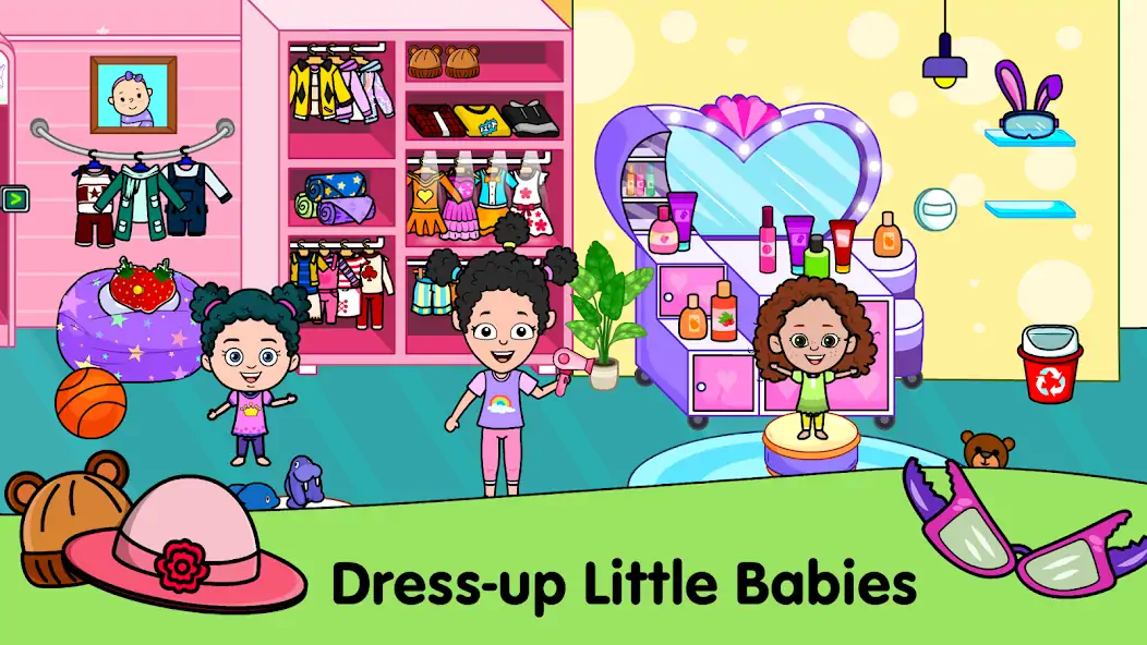 Download My Tizi Town Daycare Baby Game MOD [Unlimited money] + MOD [Menu] APK for Android